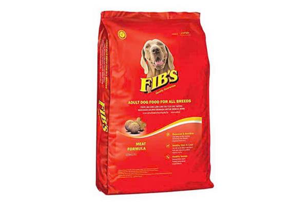 FIBS Adult Dog Food 20kg bag — complete dry food for all dog breeds, designed for healthy skin, coat, and digestion