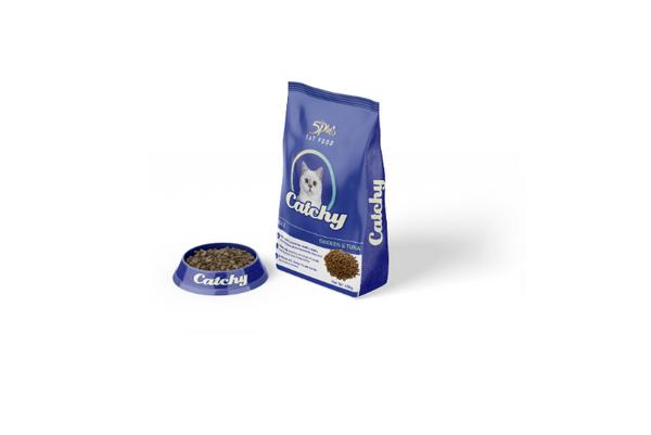 Catchy dry cat food with chicken and tuna flavor – premium kibble for daily feline nutrition